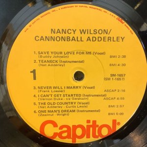 画像2: Nancy Wilson, Cannonball Adderley / Nancy Wilson, Cannonball Adderley