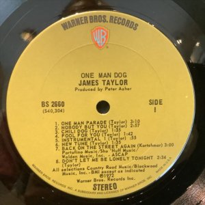 画像2: James Taylor / One Man Dog