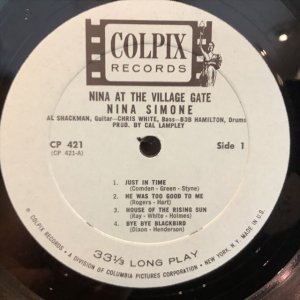 画像2: Nina Simone / Nina At The Village Gate