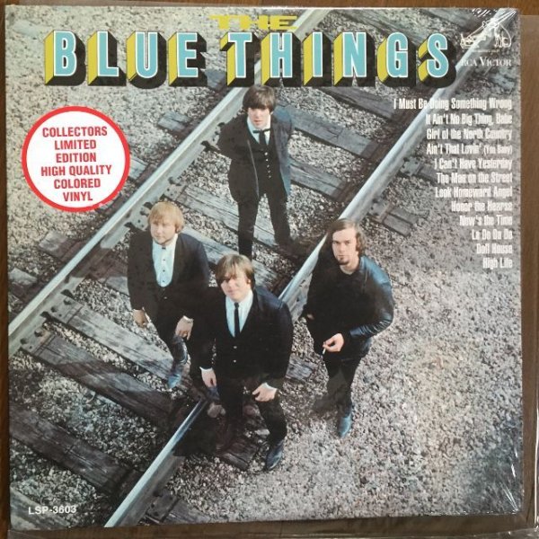 画像1: The Blue Things / The Blue Things (Blue Coloured Vinyl) (1)