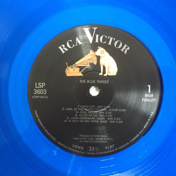 画像3: The Blue Things / The Blue Things (Blue Coloured Vinyl) (3)