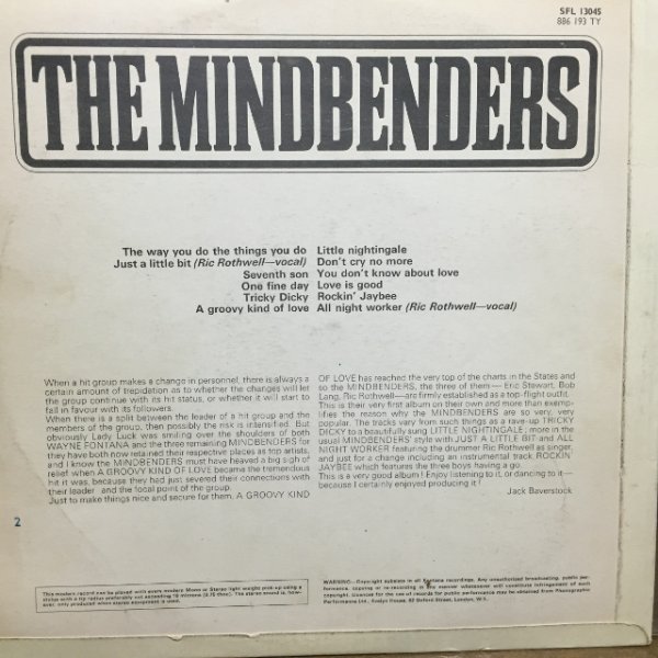 画像2: The Mindbenders / The Mindbenders (2)