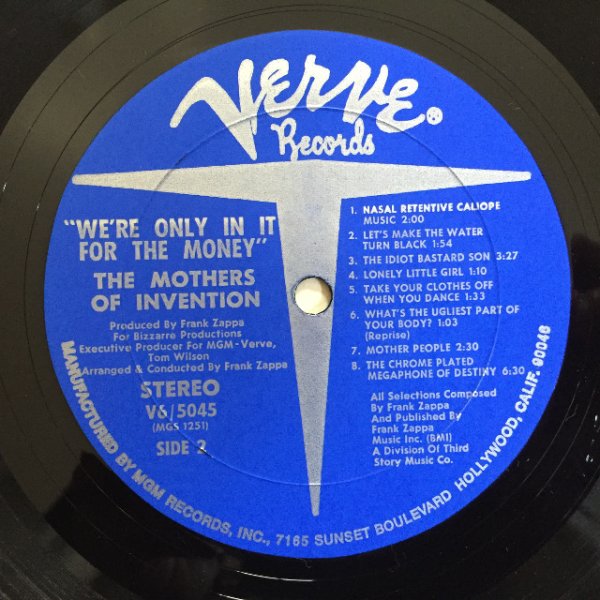 画像3: The Mothers Of Invention (Frank Zappa) / We're Only In It For The Money (3)