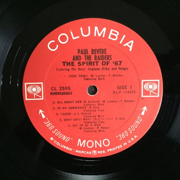 画像3: Paul Revere & The Raiders / The Spirit Of '67 (3)