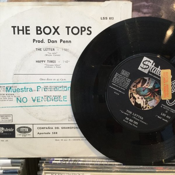 The Box Tops / The Letter - Sweet Nuthin' Records