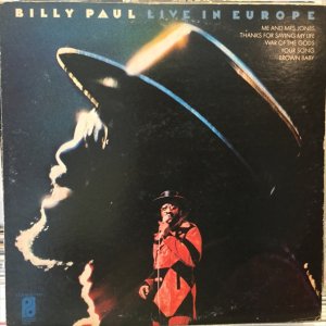 画像: Billy Paul / Live In Europe