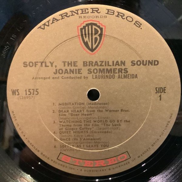 画像2: Joanie Sommers / Softly, The Brazilian Sound (2)