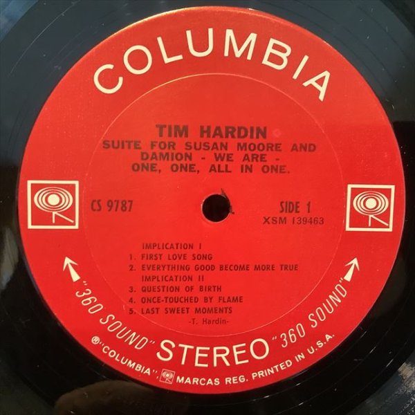 画像2: Tim Hardin / Suite For Susan Moore And Damion - We Are - One, One, All In One (2)