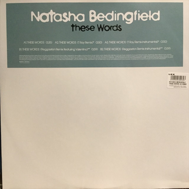 画像1: Natasha Bedingfield / These Words (1)