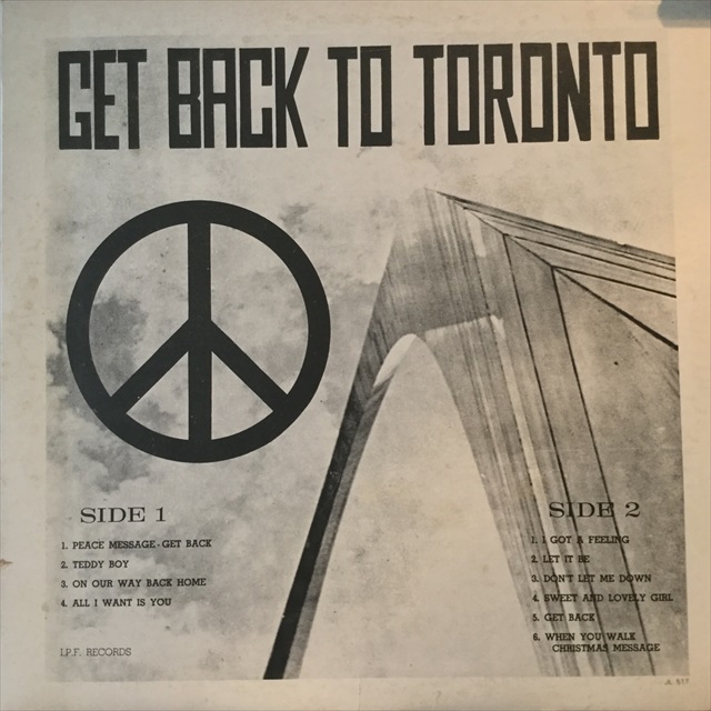 画像1: The Beatles / Get Back To Toronto (1)