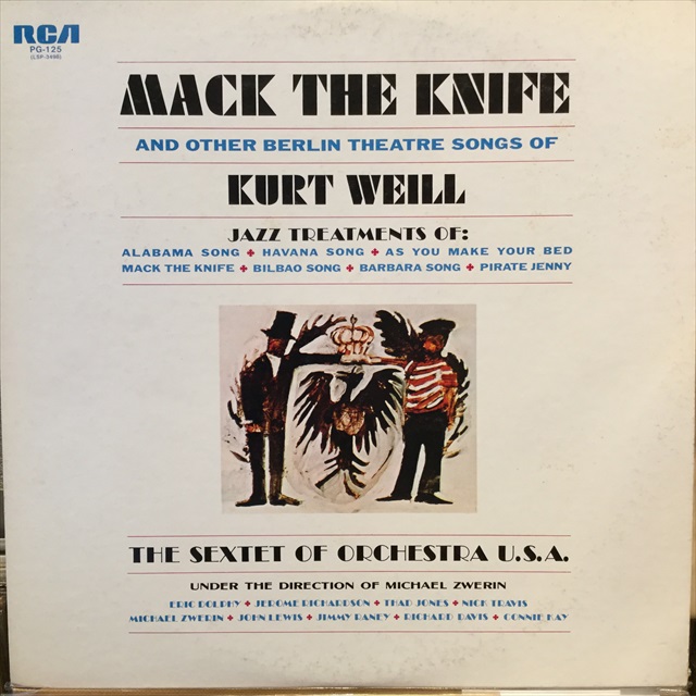 The Sextet Of Orchestra U.S.A. / Mack The Knife - Sweet Nuthin' Records